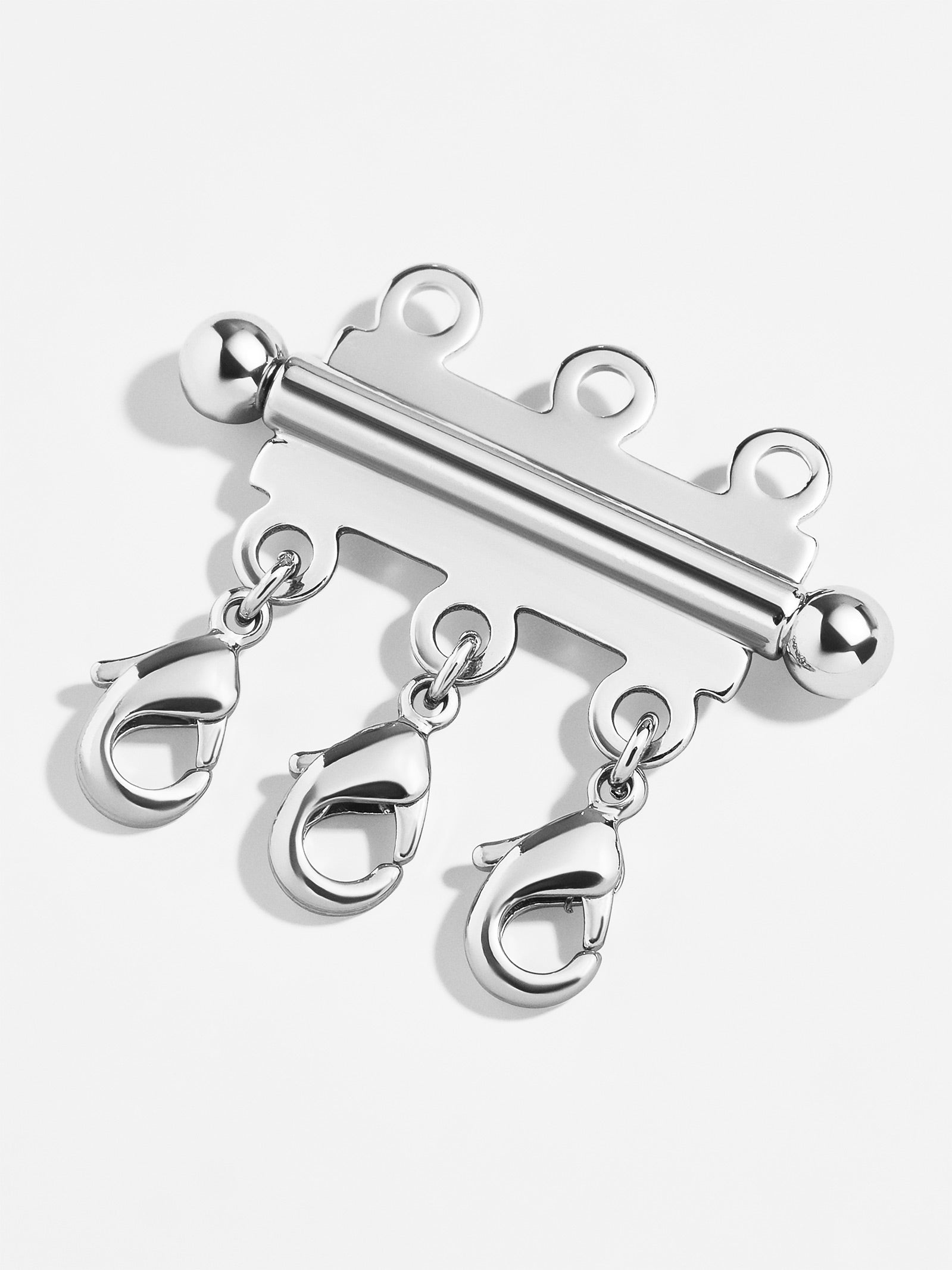 Layered Clasp - Silver