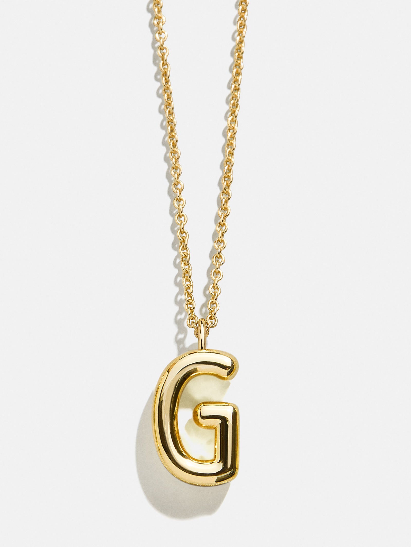 Classic Custom 18K Gold Initial Necklace - 18K Gold Plated Sterling Silver