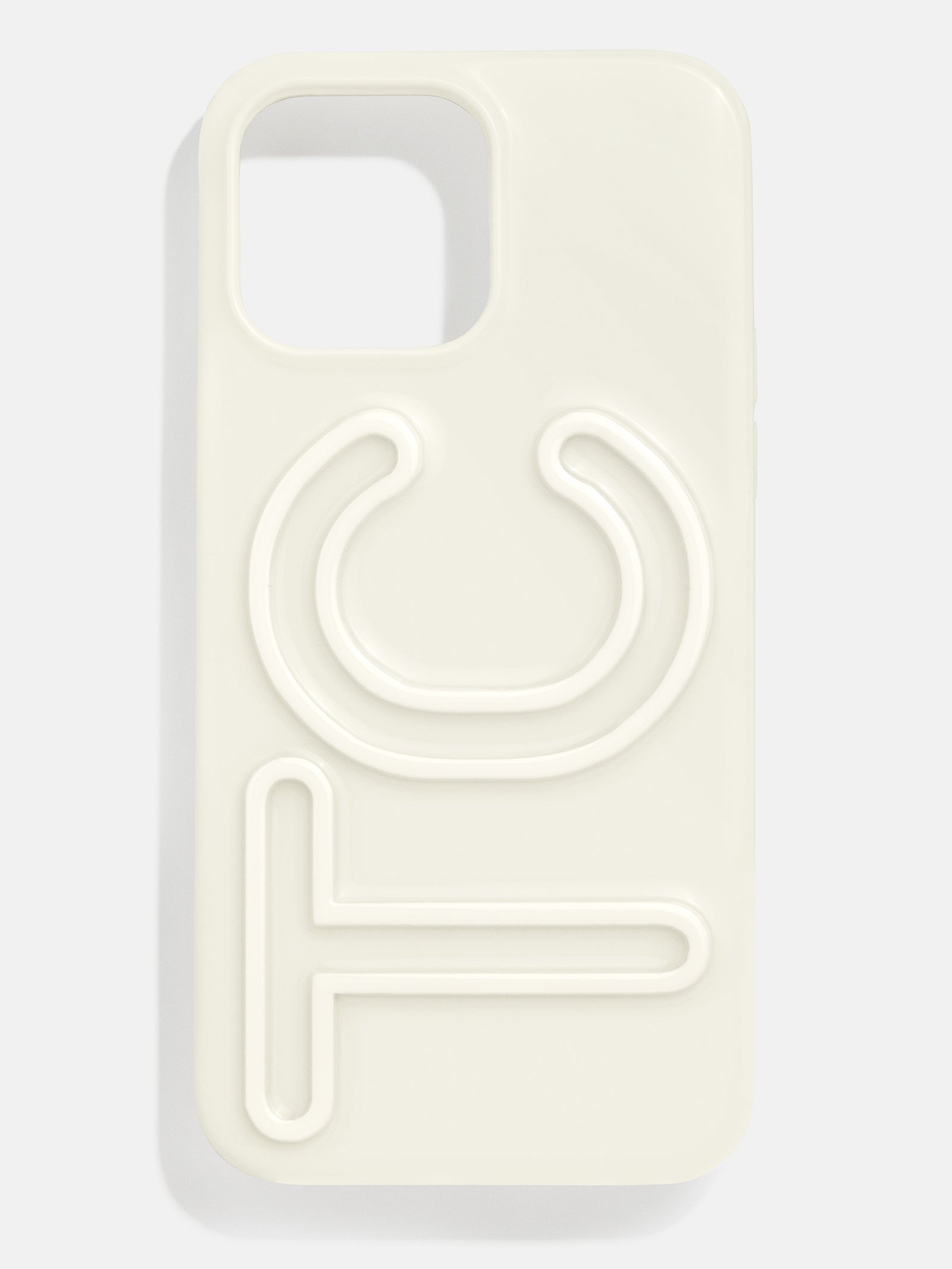 Fine Line Custom iPhone Case - White