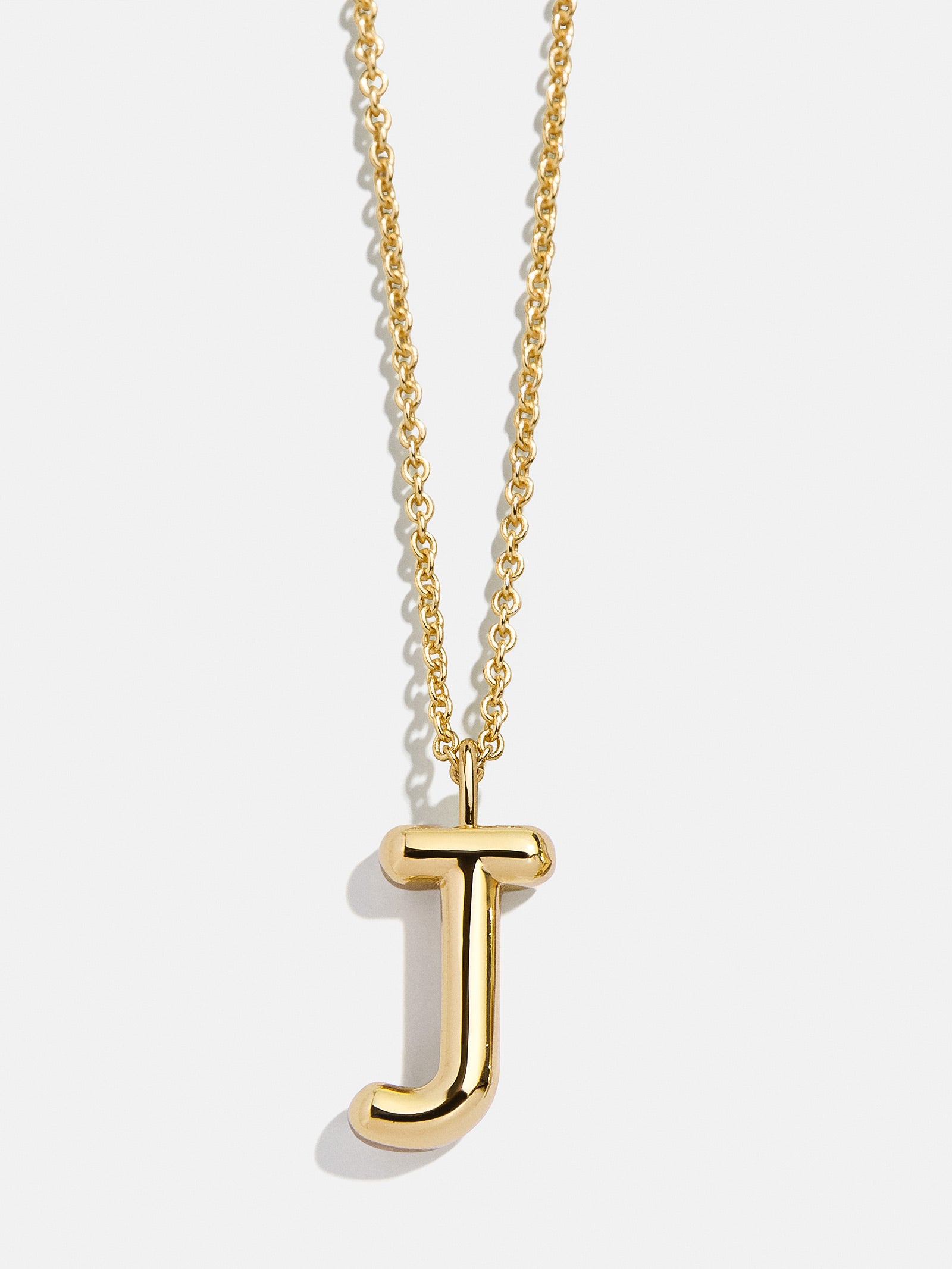 Classic Custom 18K Gold Initial Necklace - 18K Gold Plated Sterling Silver