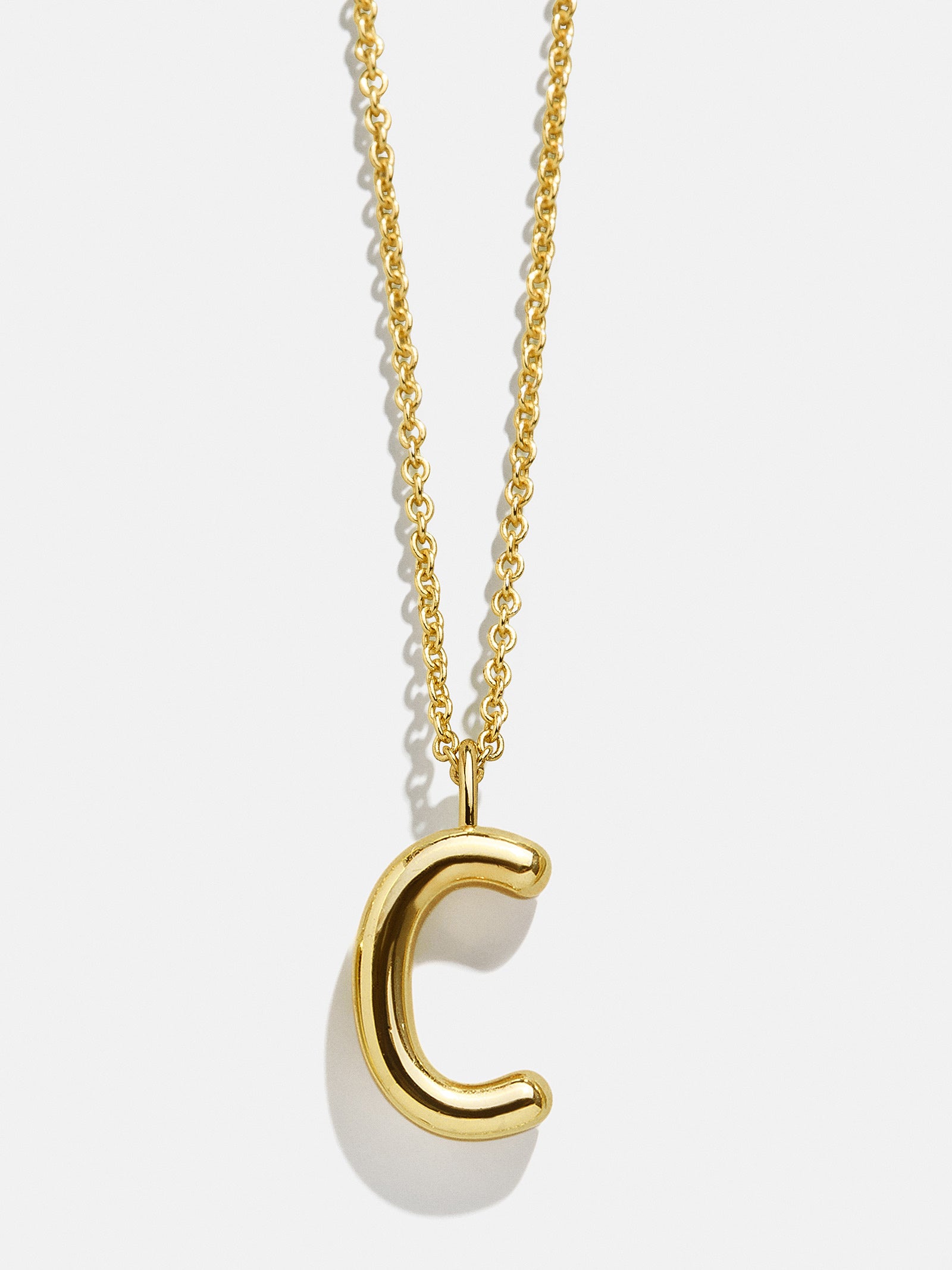 Classic Custom Gold Initial Necklace - Gold Plated Brass