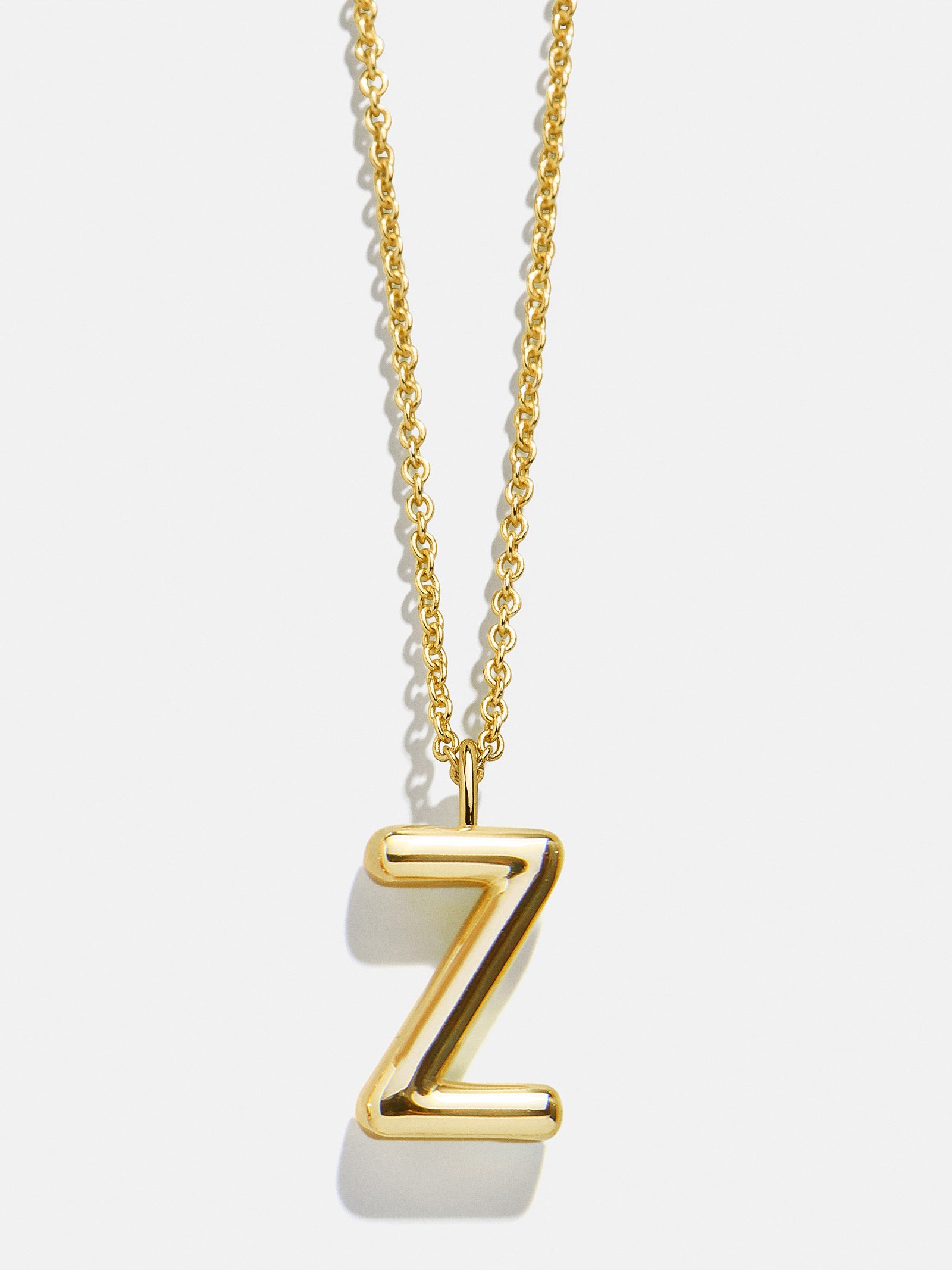 Classic Custom Gold Initial Necklace - Gold Plated Brass