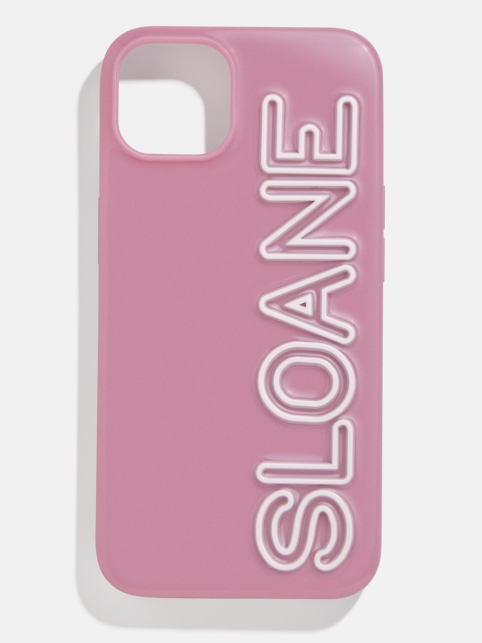 Fine Line Custom IPhone Case - Dark Purple/White