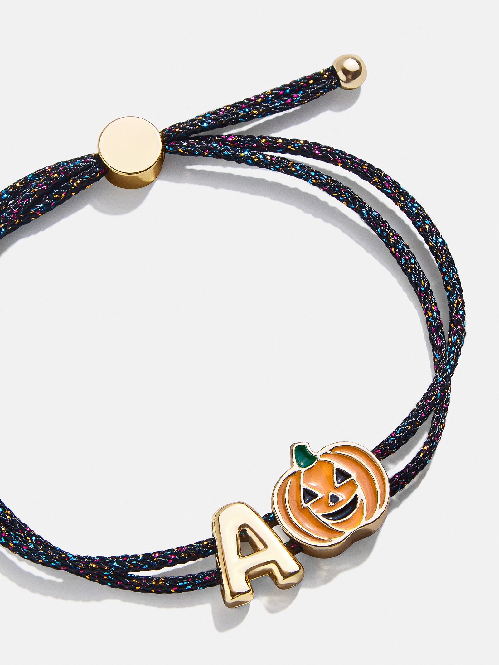 Kids' Halloween Initial Bracelet - Orange