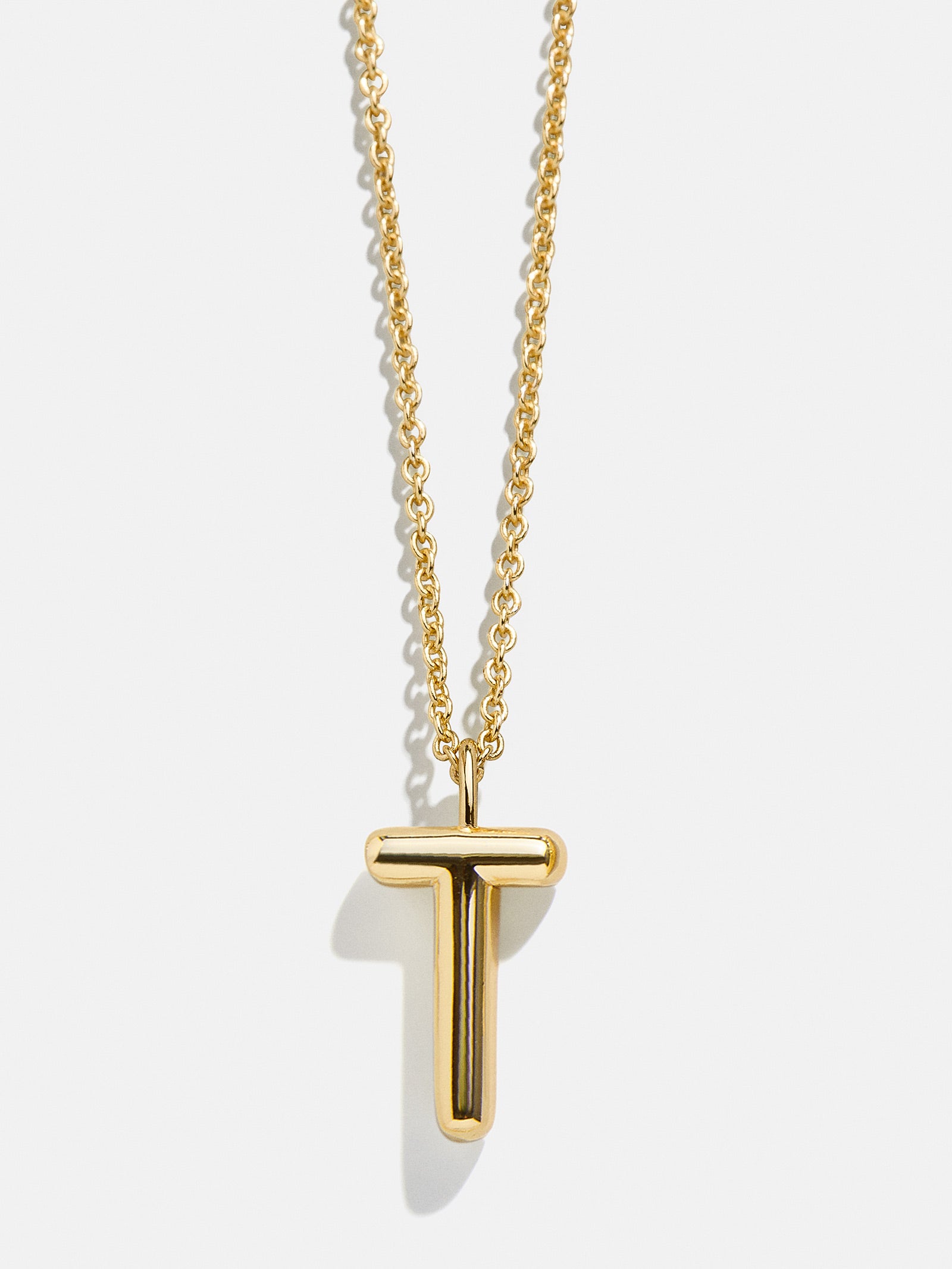 Classic Custom 18K Gold Initial Necklace - 18K Gold Plated Sterling Silver