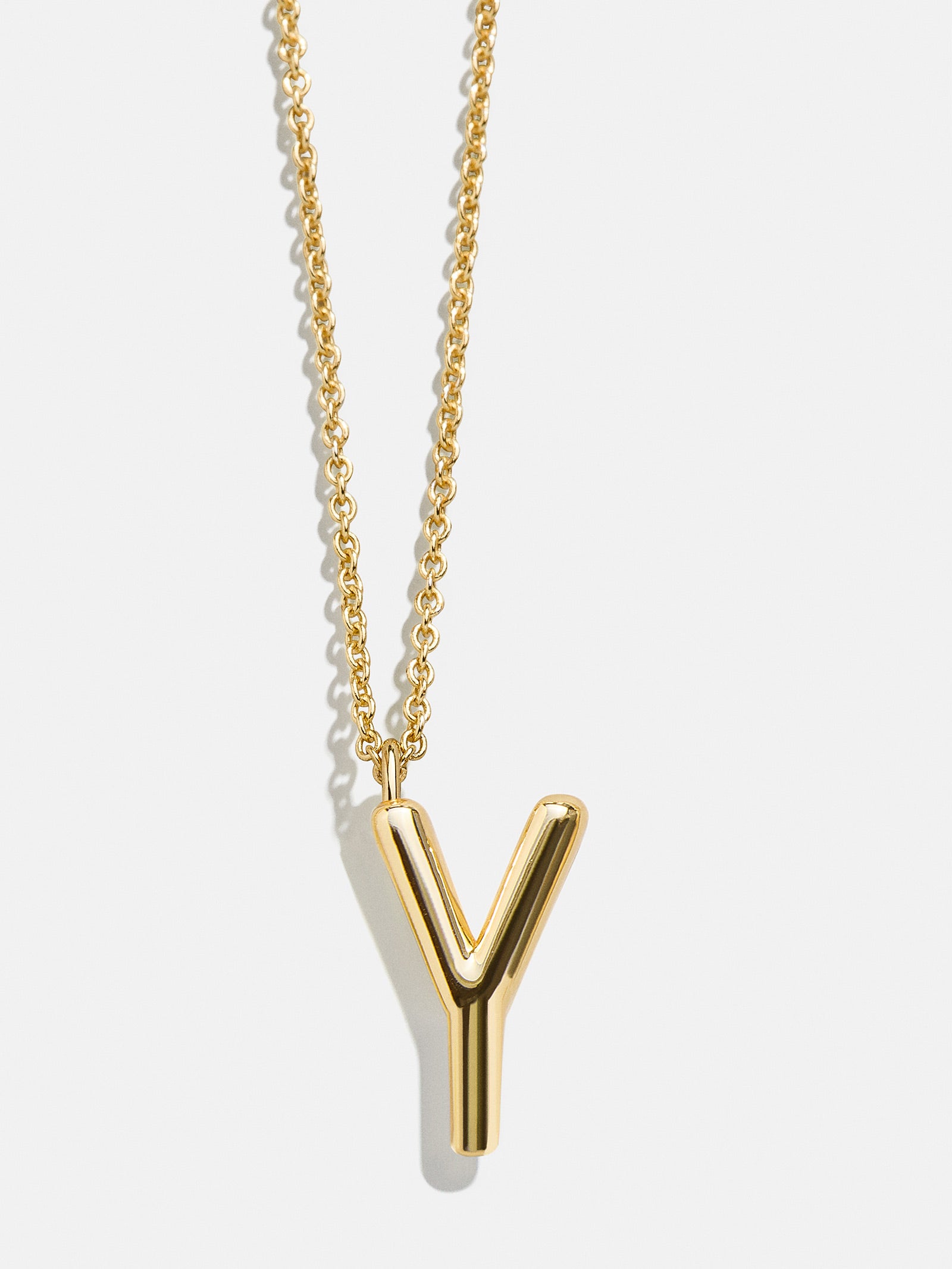 Classic Custom 18K Gold Initial Necklace - 18K Gold Plated Sterling Silver