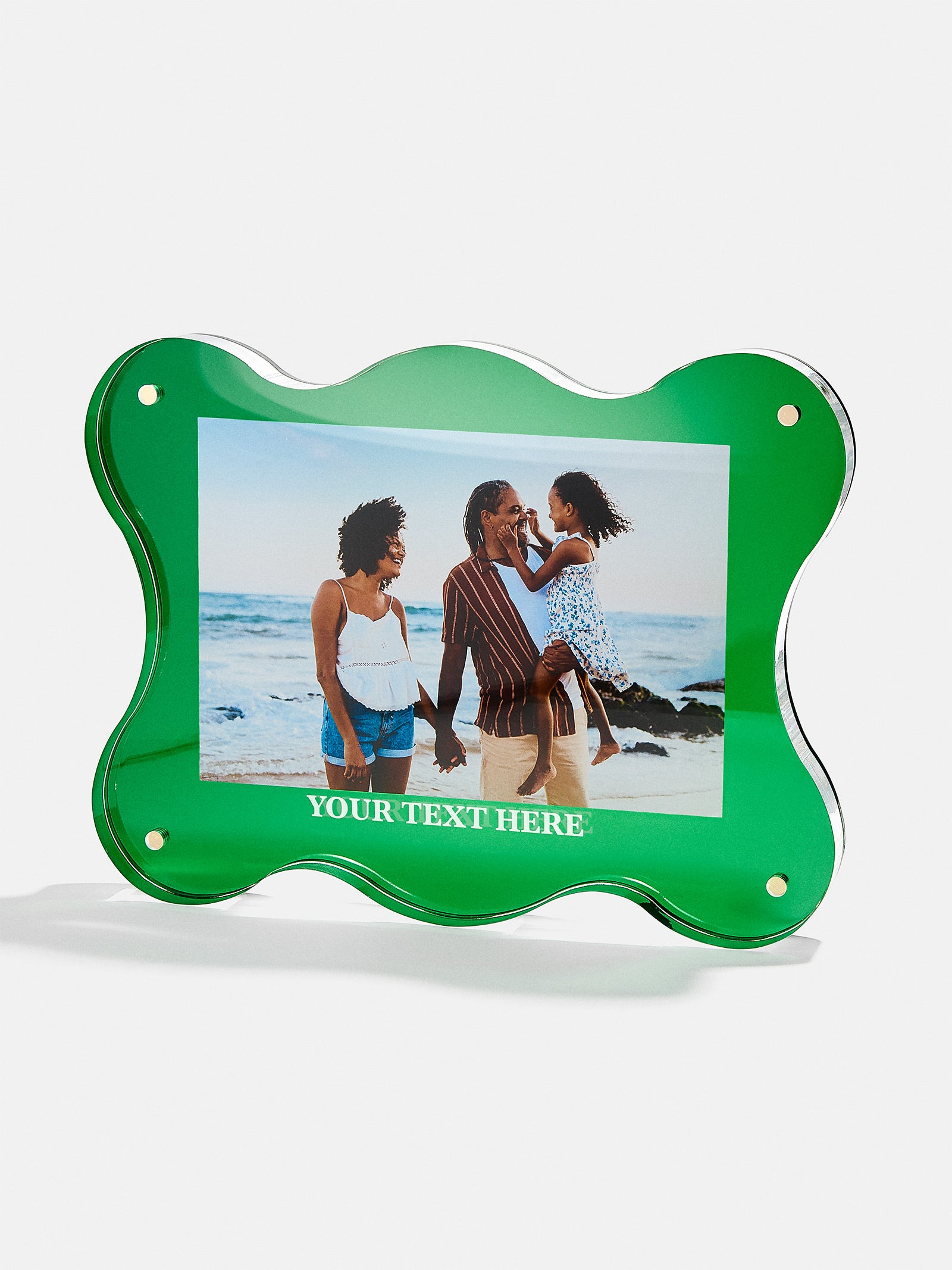 Picture Perfect Horizontal Acrylic Frame - Retro Wavy