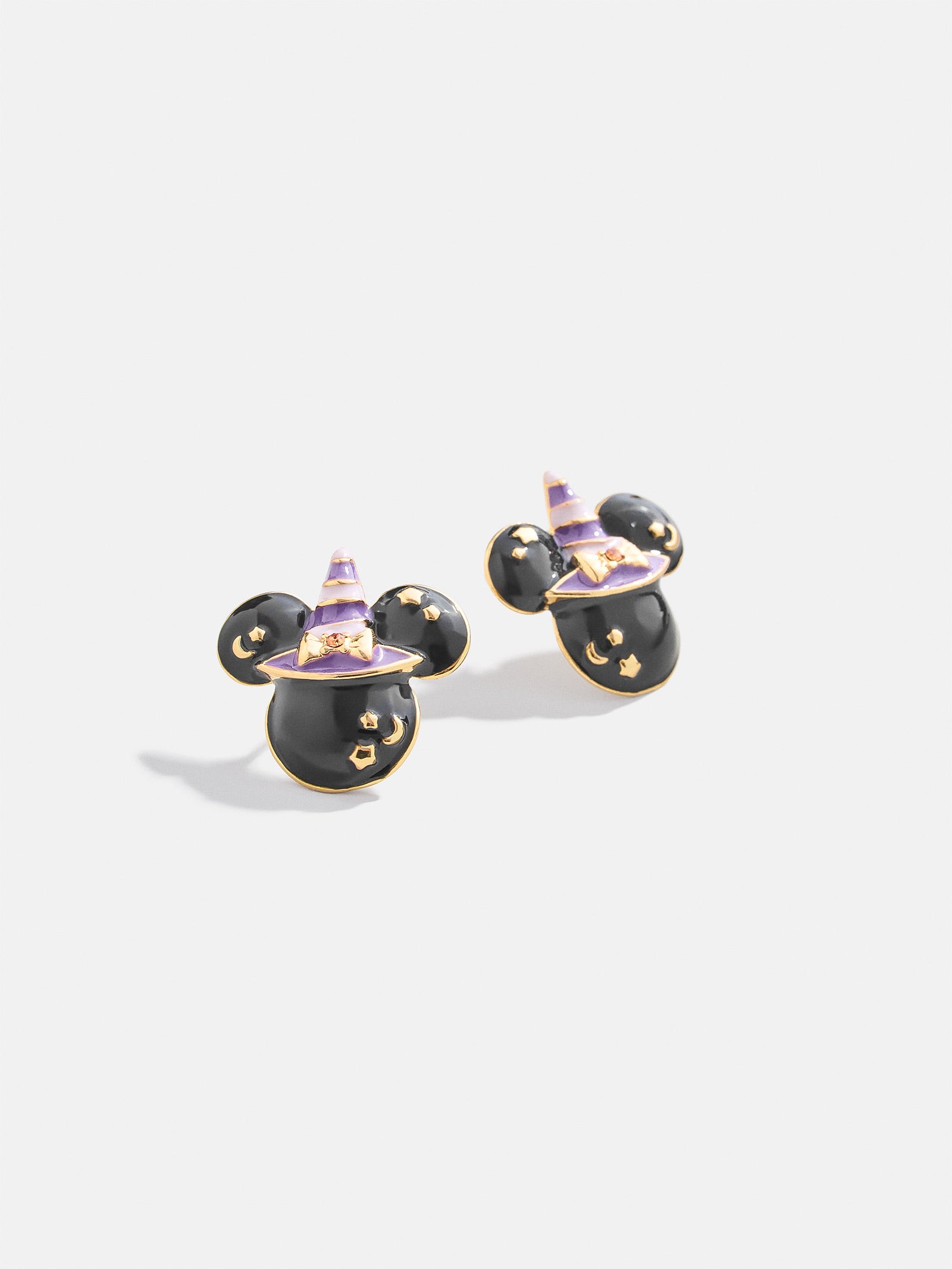 Minnie Mouse Disney Witch Hat Stud Earrings - Disney Witch Hat Stud Earrings