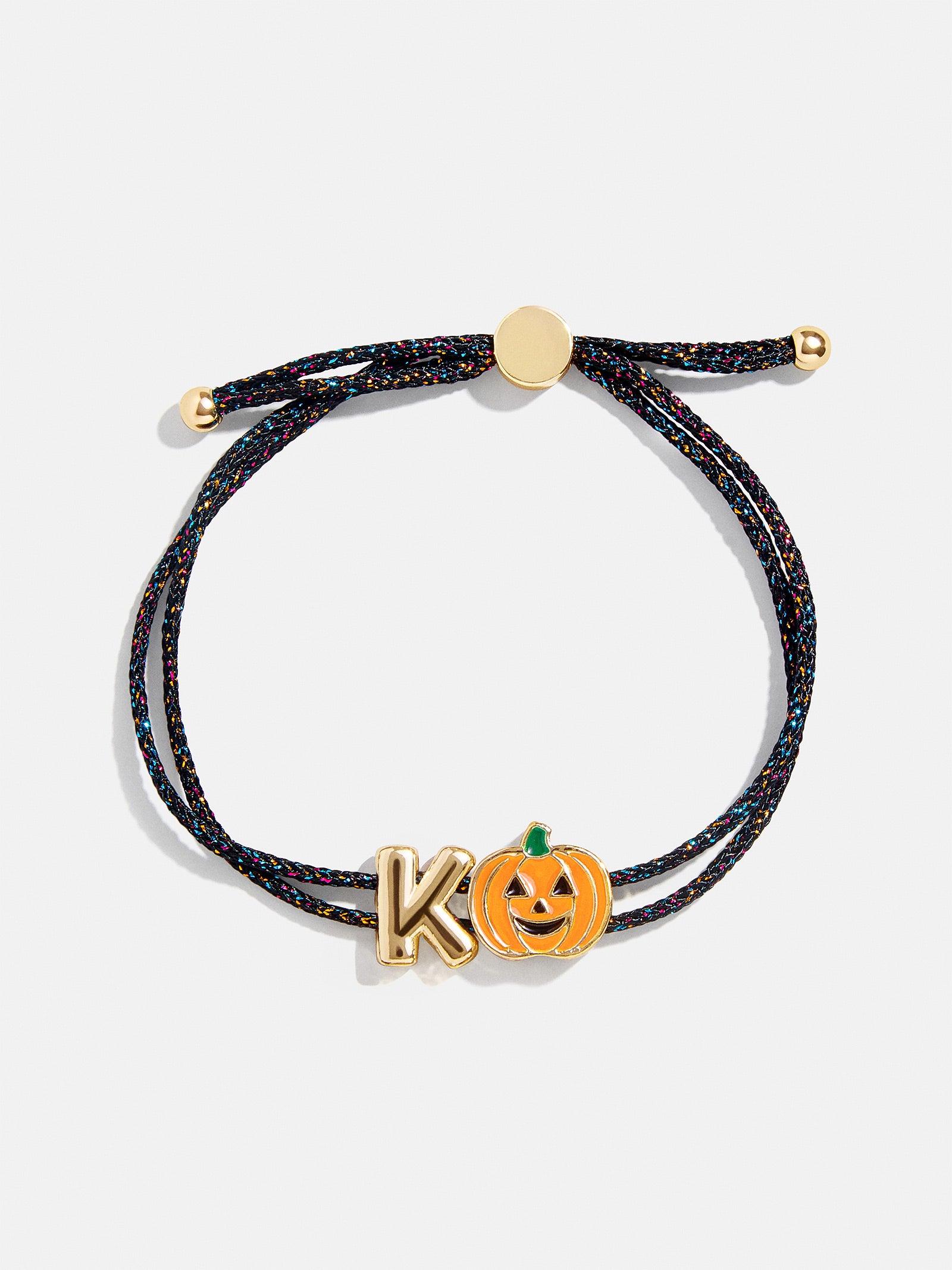 Kids' Halloween Initial Bracelet - Orange