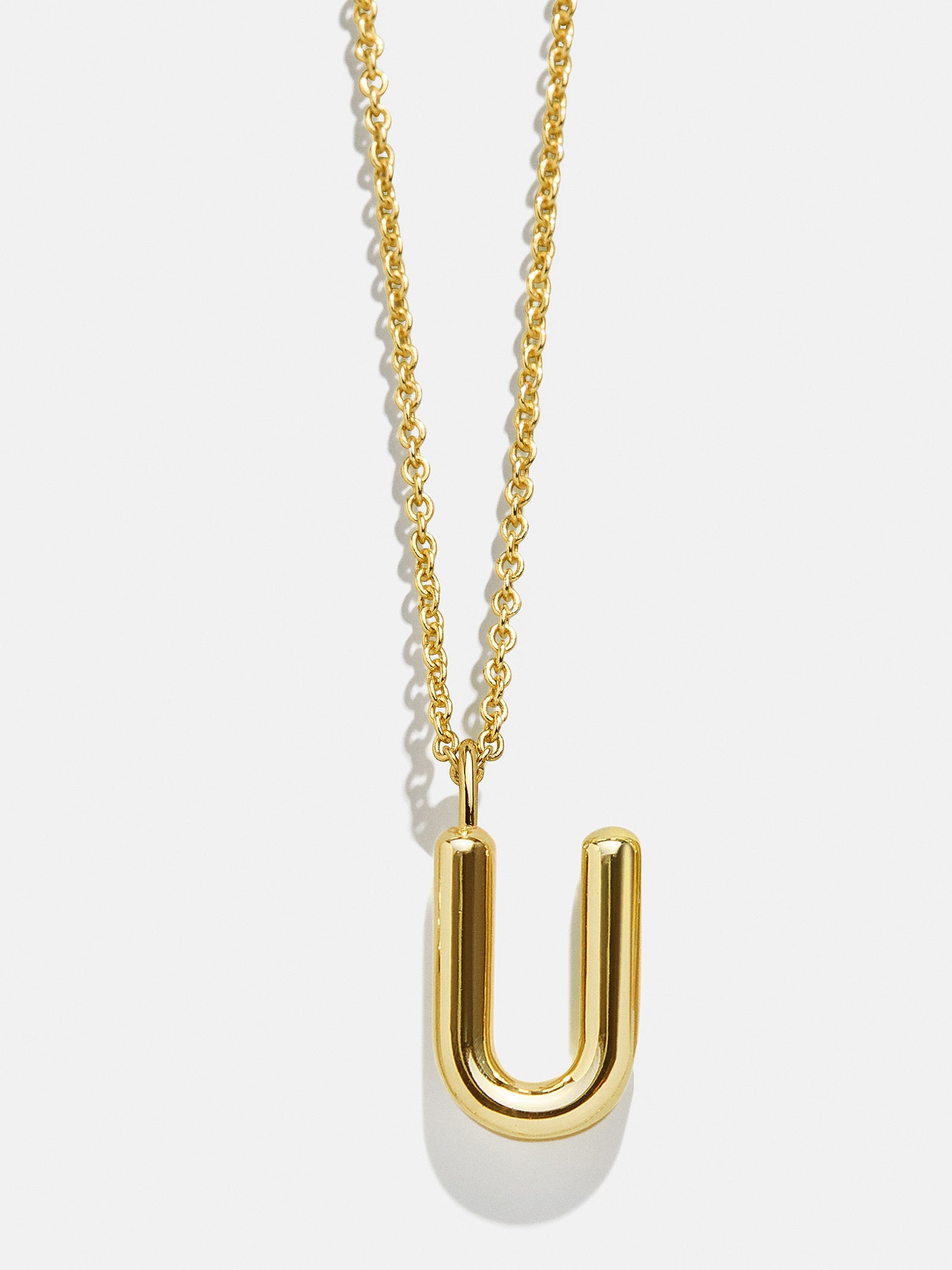 Classic Custom Gold Initial Necklace - Gold Plated Brass