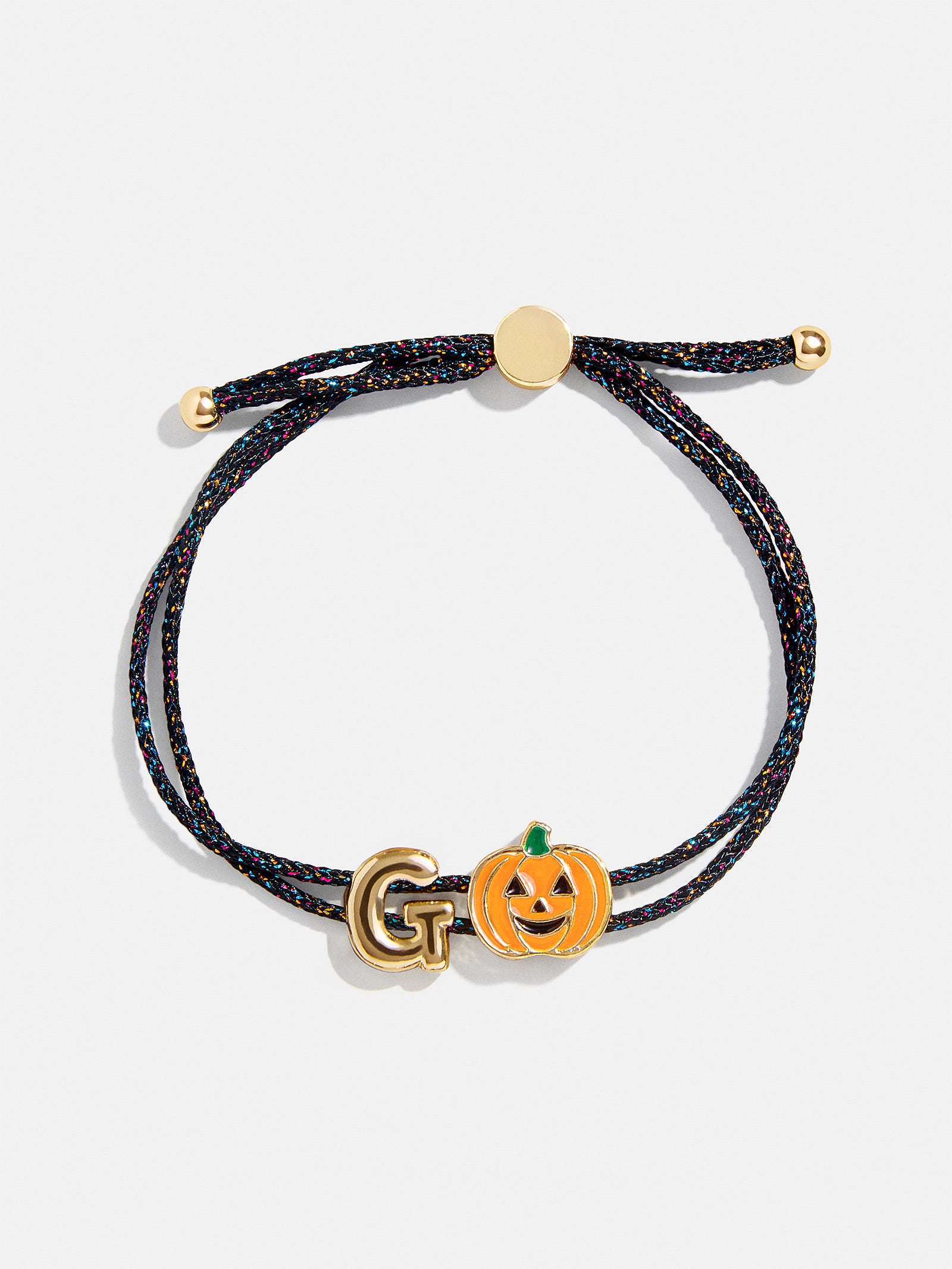 Kids' Halloween Initial Bracelet - Orange