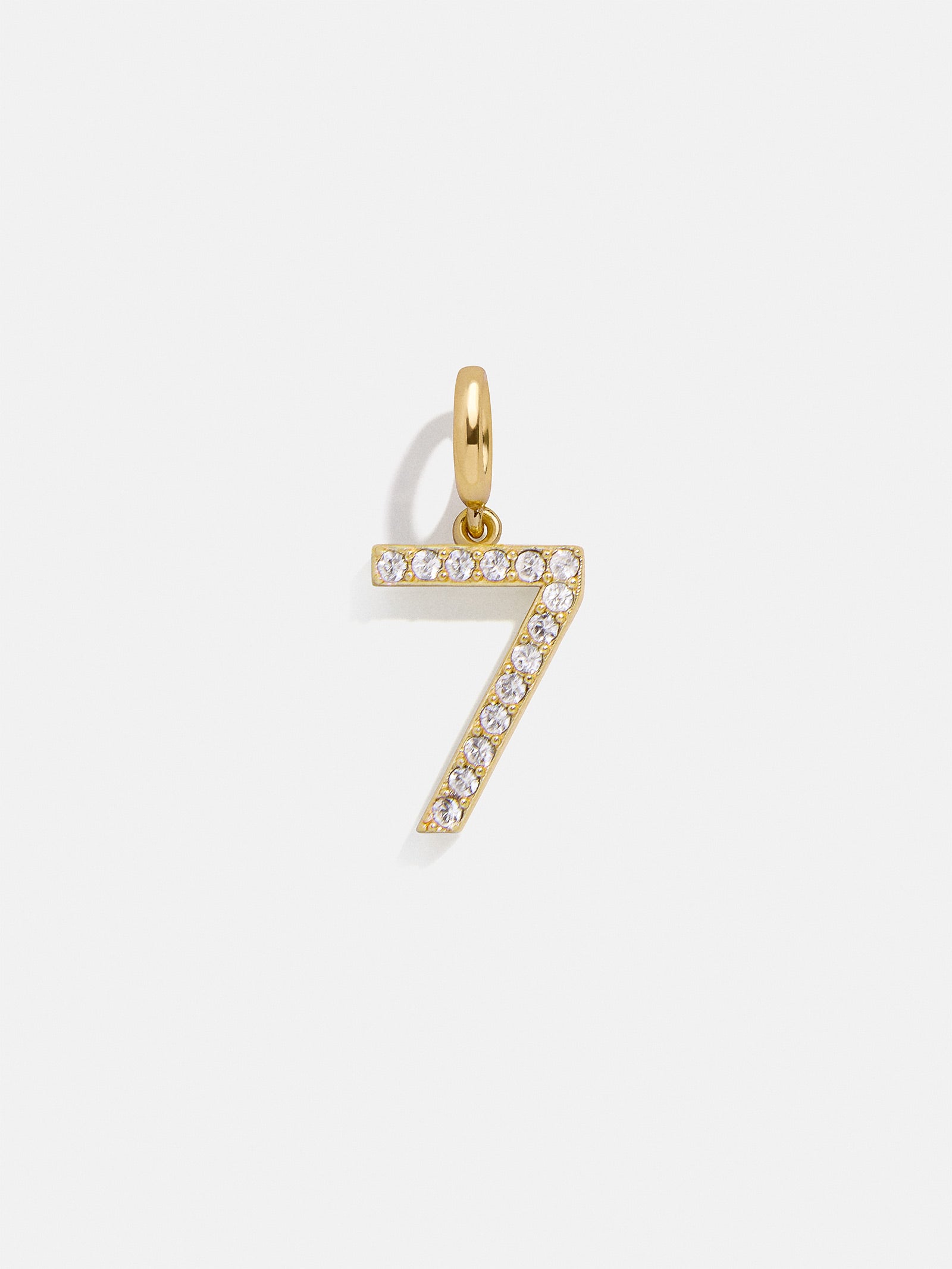 Pavé Number Cluster Charm - 7