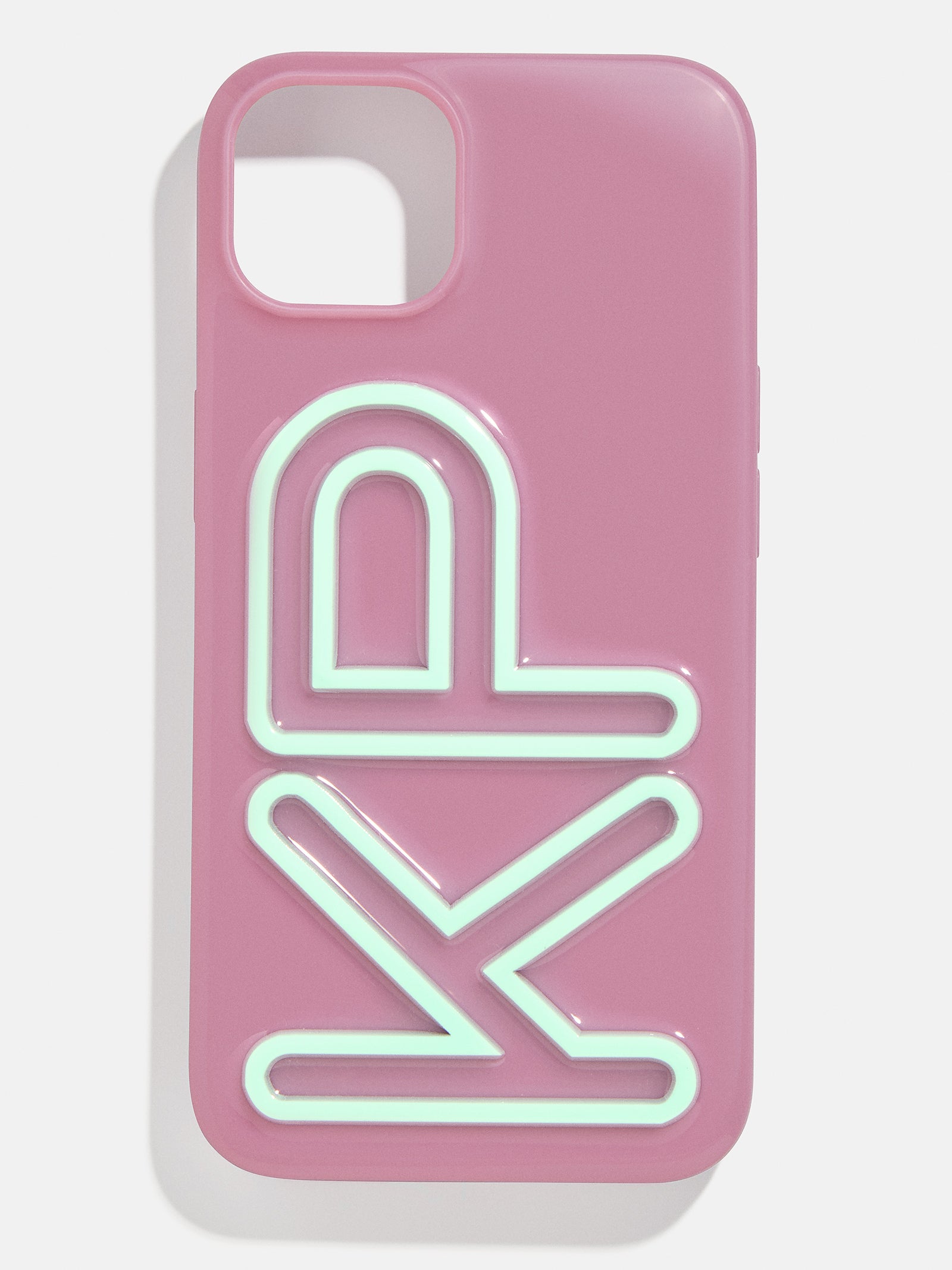 Fine Line Custom iPhone Case - Dark Purple/Light Blue