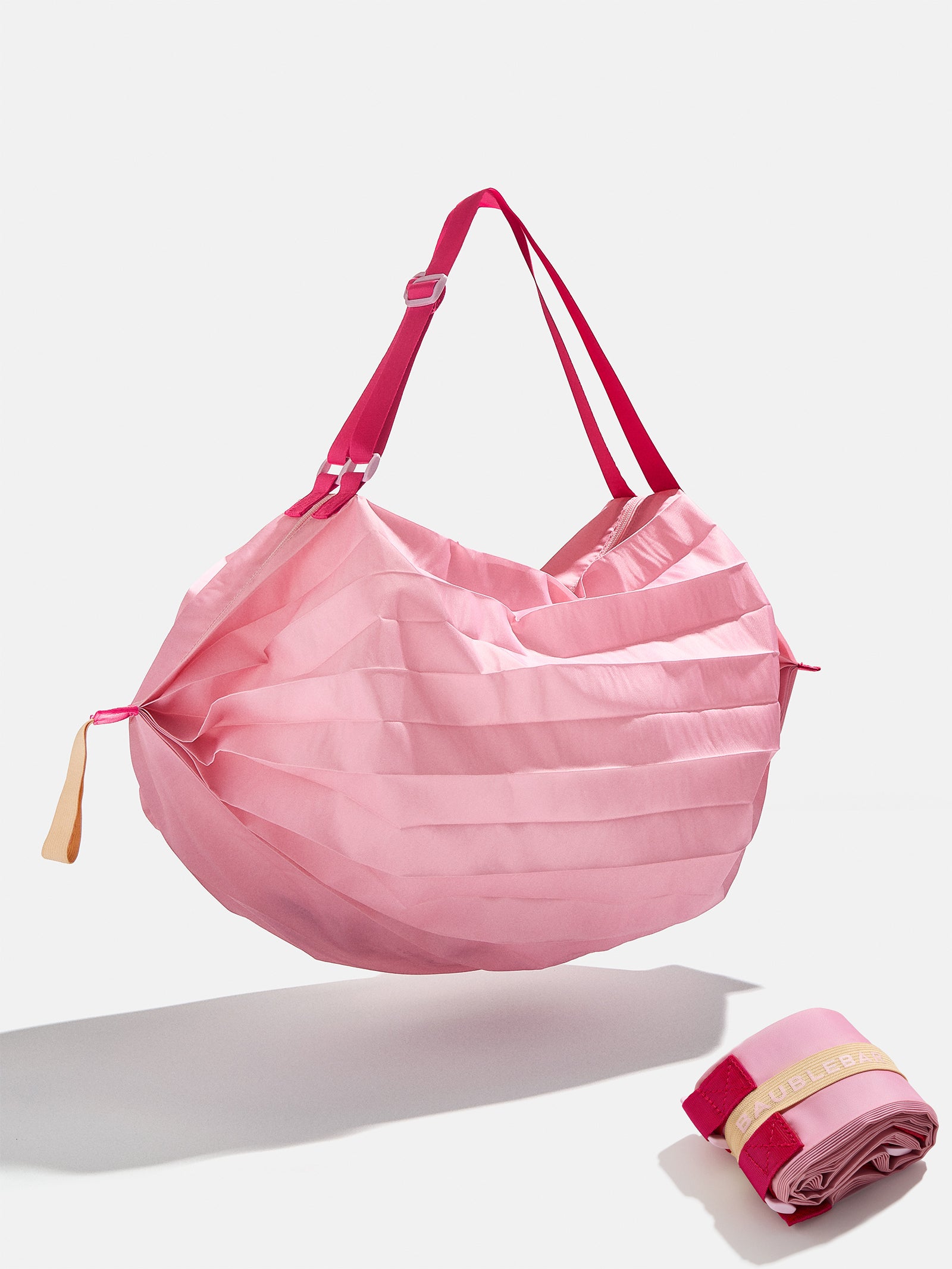 On The Go Compact Tote Bag - Pink