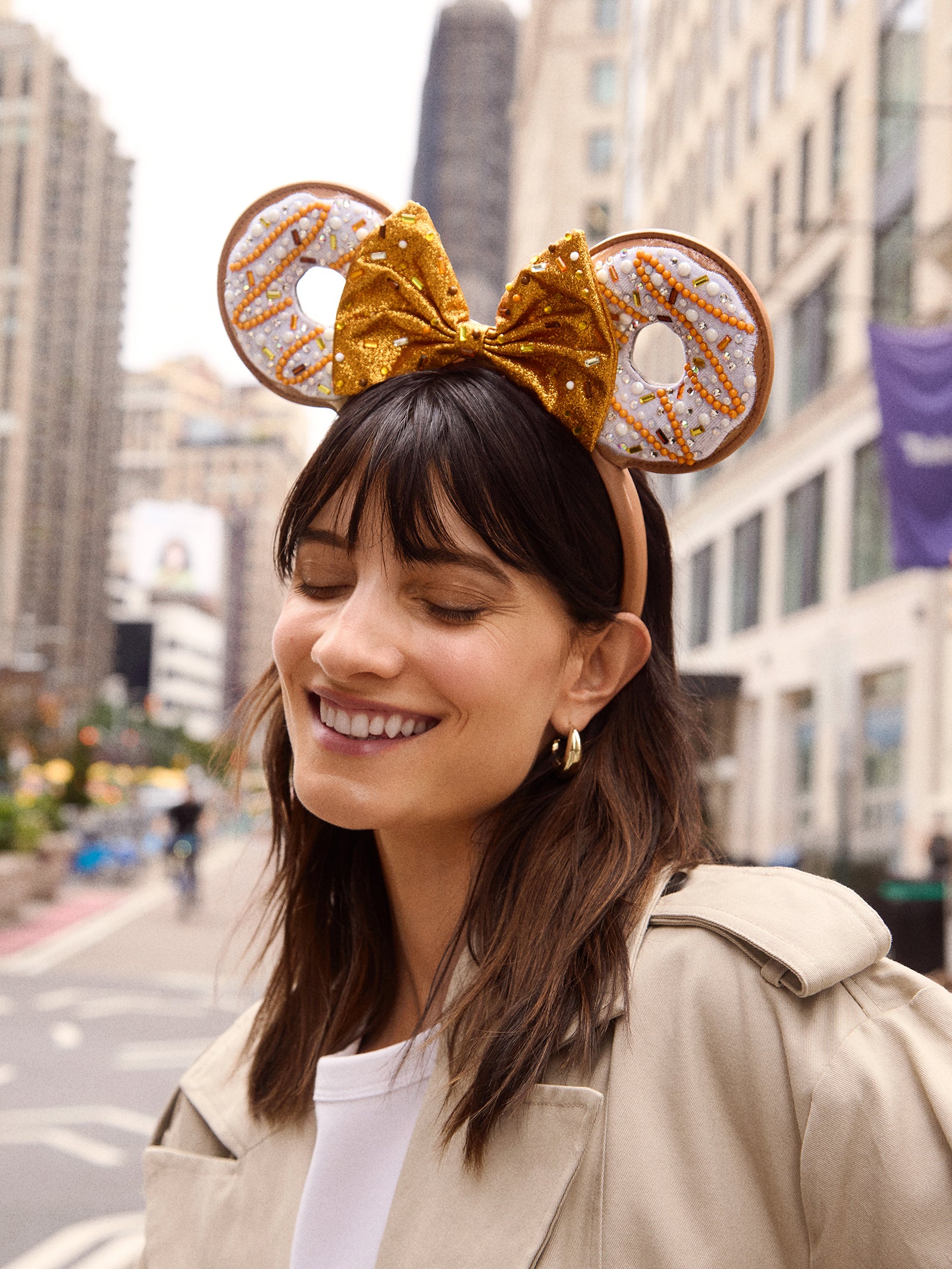 Minnie Mouse Disney Donut Ears Headband - Minnie Mouse Donut Ears