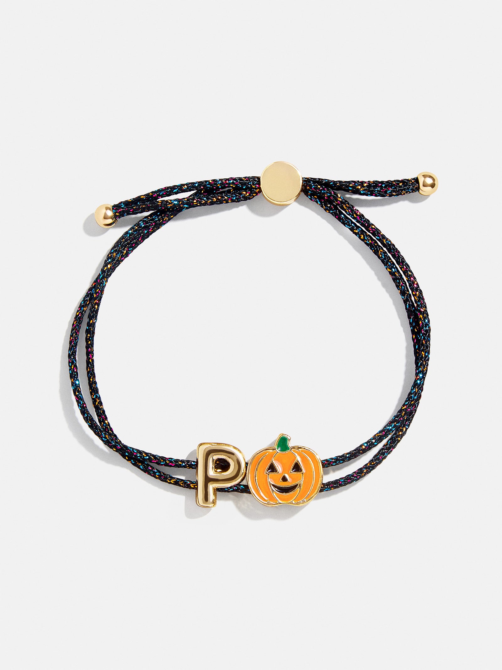 Kids' Halloween Initial Bracelet - Orange